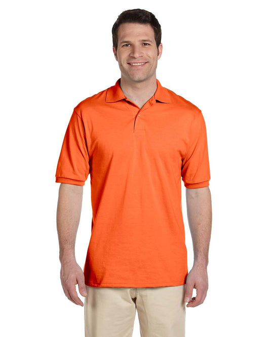 Jerzees Adult SpotShield™ Jersey Polo 437 SAFETY ORANGE