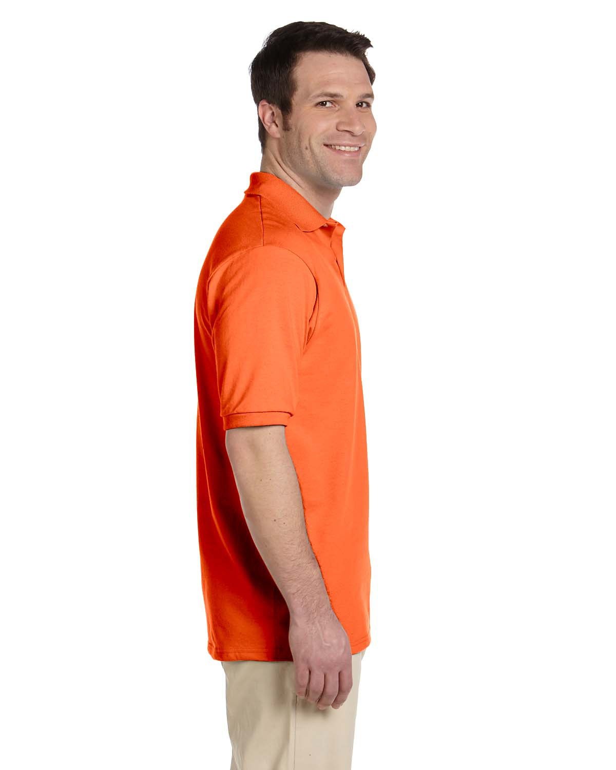 Jerzees Adult SpotShield™ Jersey Polo 437 SAFETY ORANGE