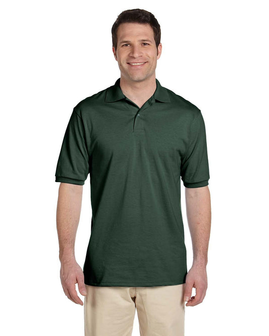 Jerzees Adult SpotShield™ Jersey Polo 437 FOREST GREEN