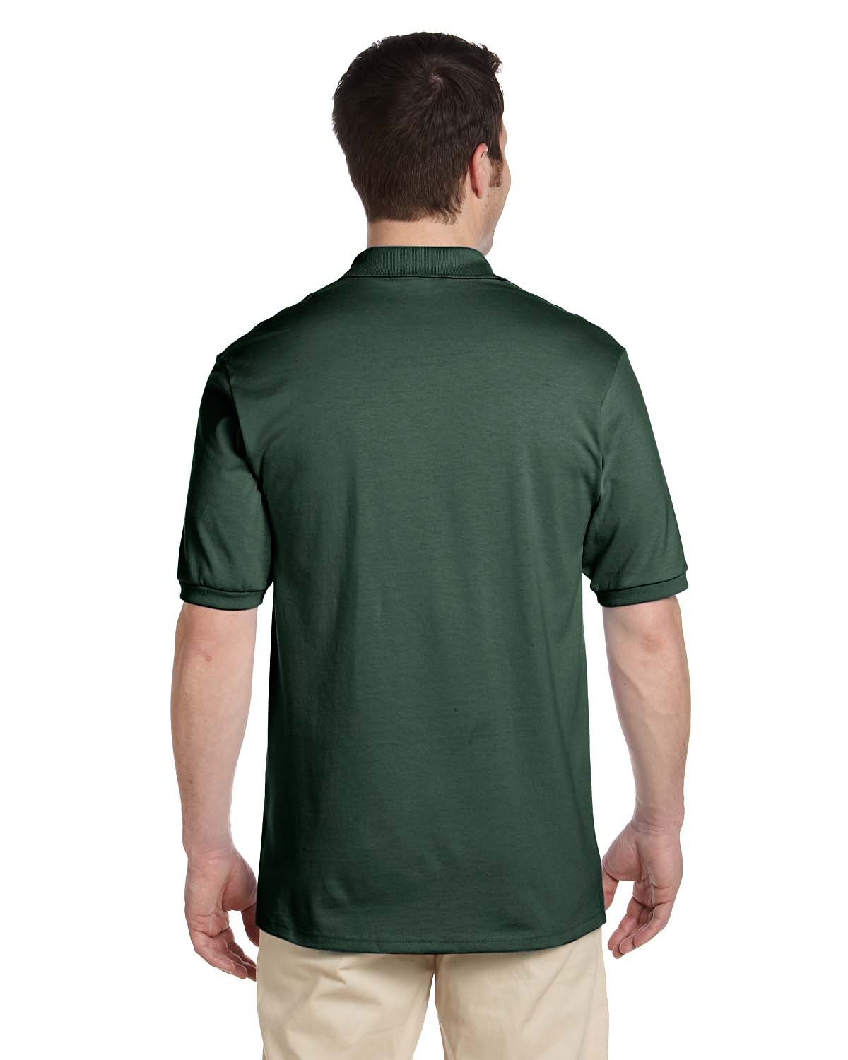 Jerzees Adult SpotShield™ Jersey Polo 437 FOREST GREEN