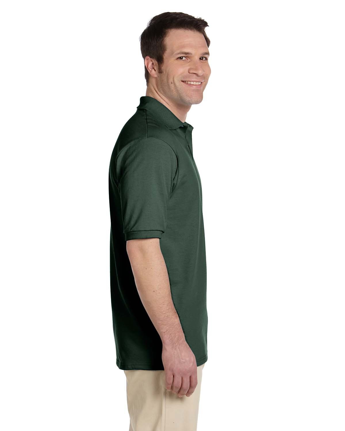 Jerzees Adult SpotShield™ Jersey Polo 437 FOREST GREEN