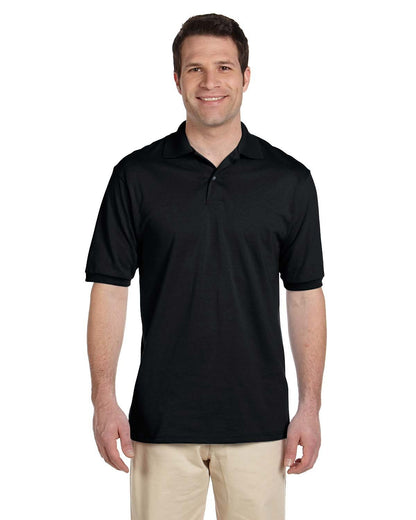 Jerzees Adult SpotShield™ Jersey Polo 437 BLACK