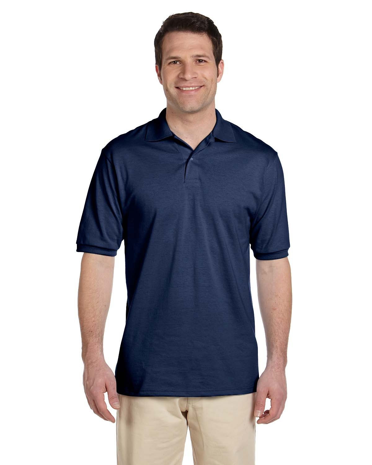 Jerzees Adult SpotShield™ Jersey Polo 437 J NAVY