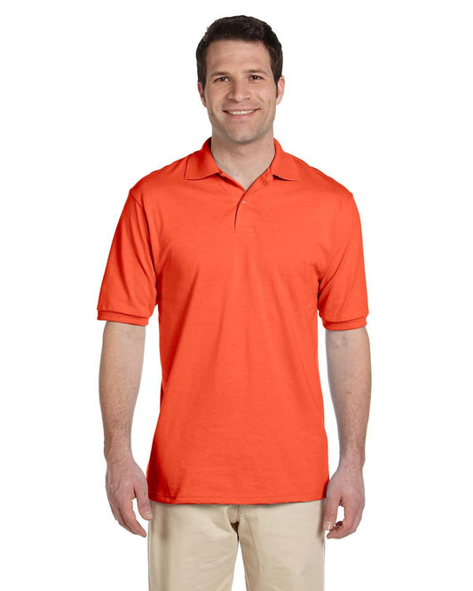 Jerzees Adult SpotShield™ Jersey Polo 437 BURNT ORANGE