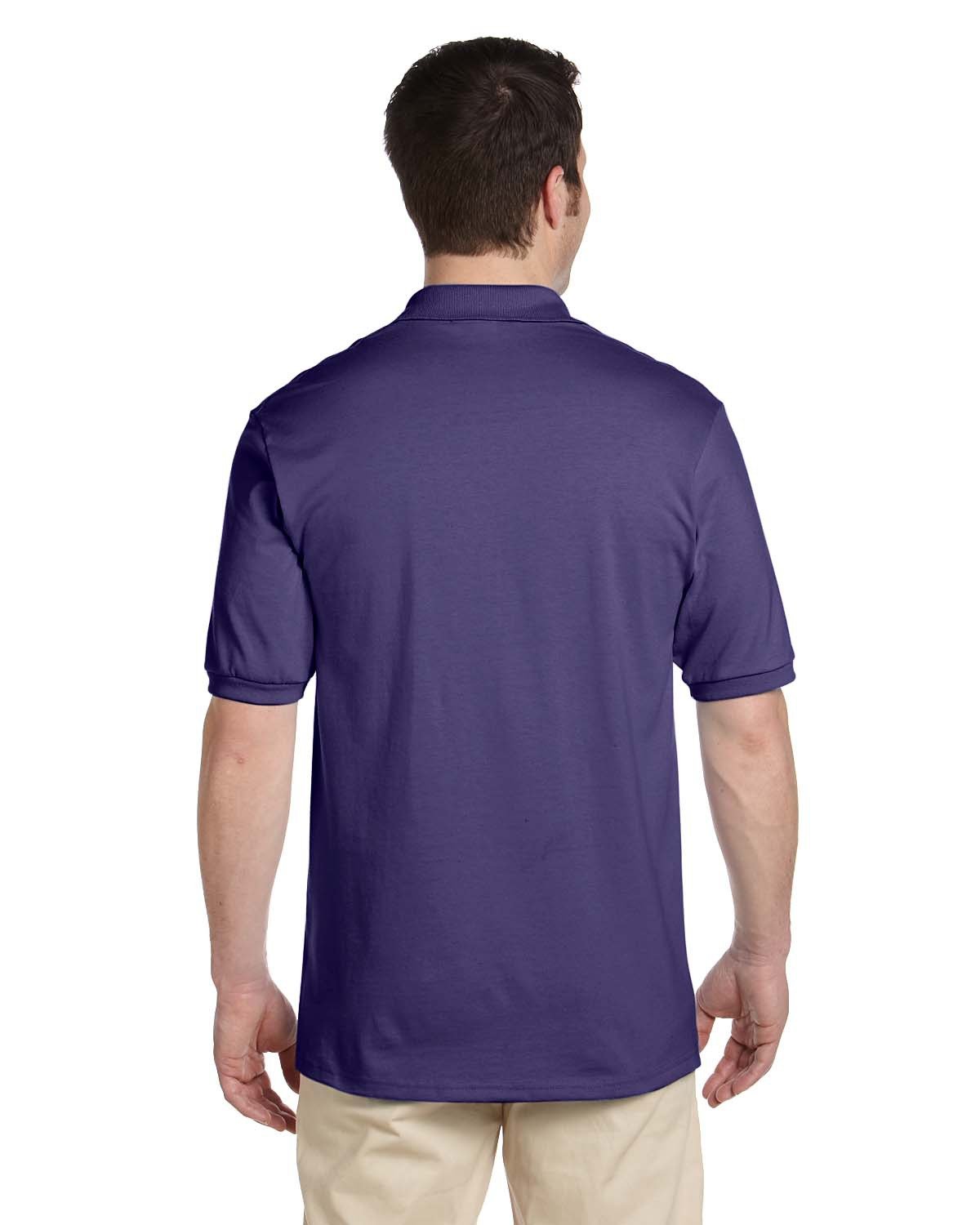 Jerzees Adult SpotShield™ Jersey Polo 437 DEEP PURPLE