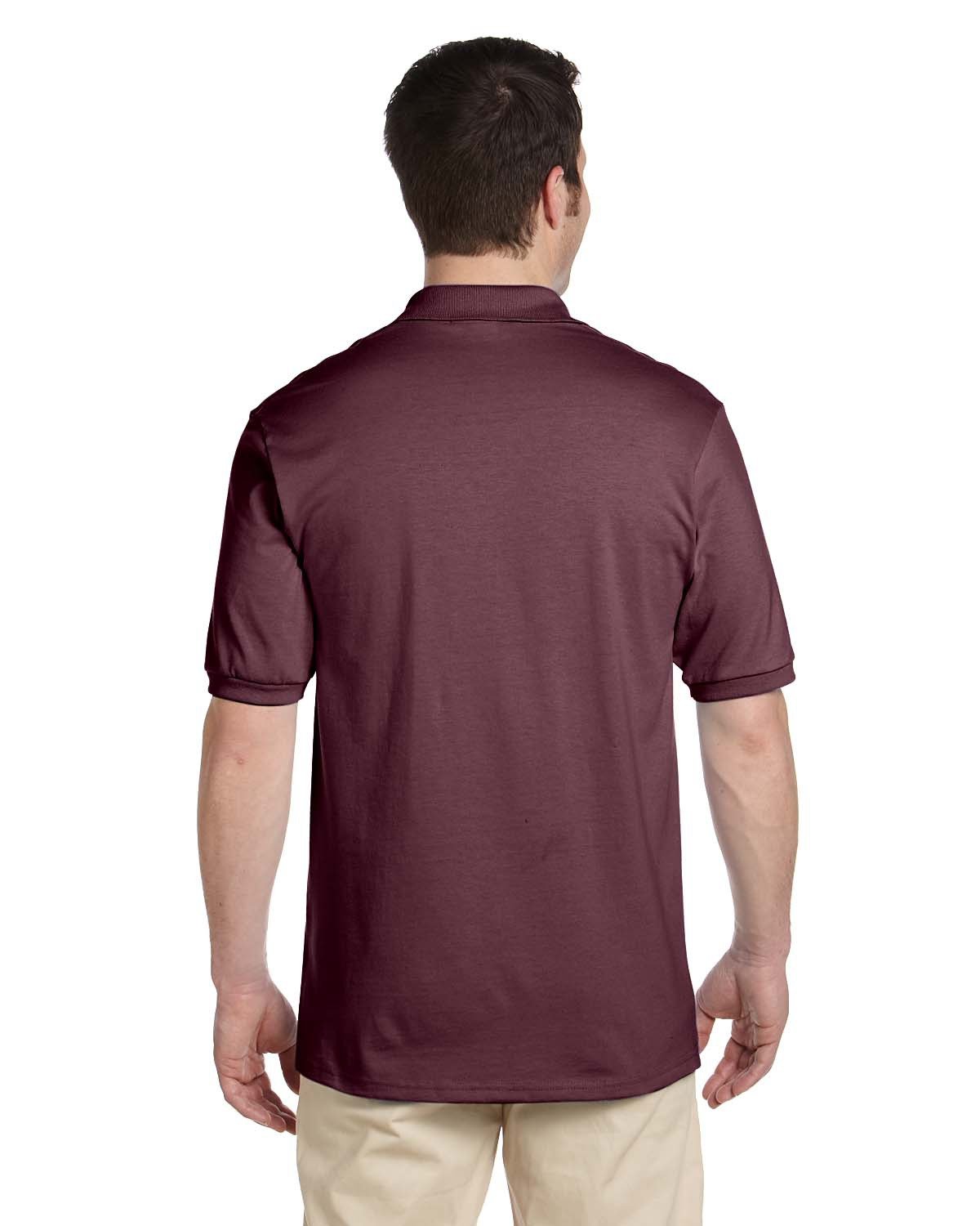 Jerzees Adult SpotShield™ Jersey Polo 437 MAROON