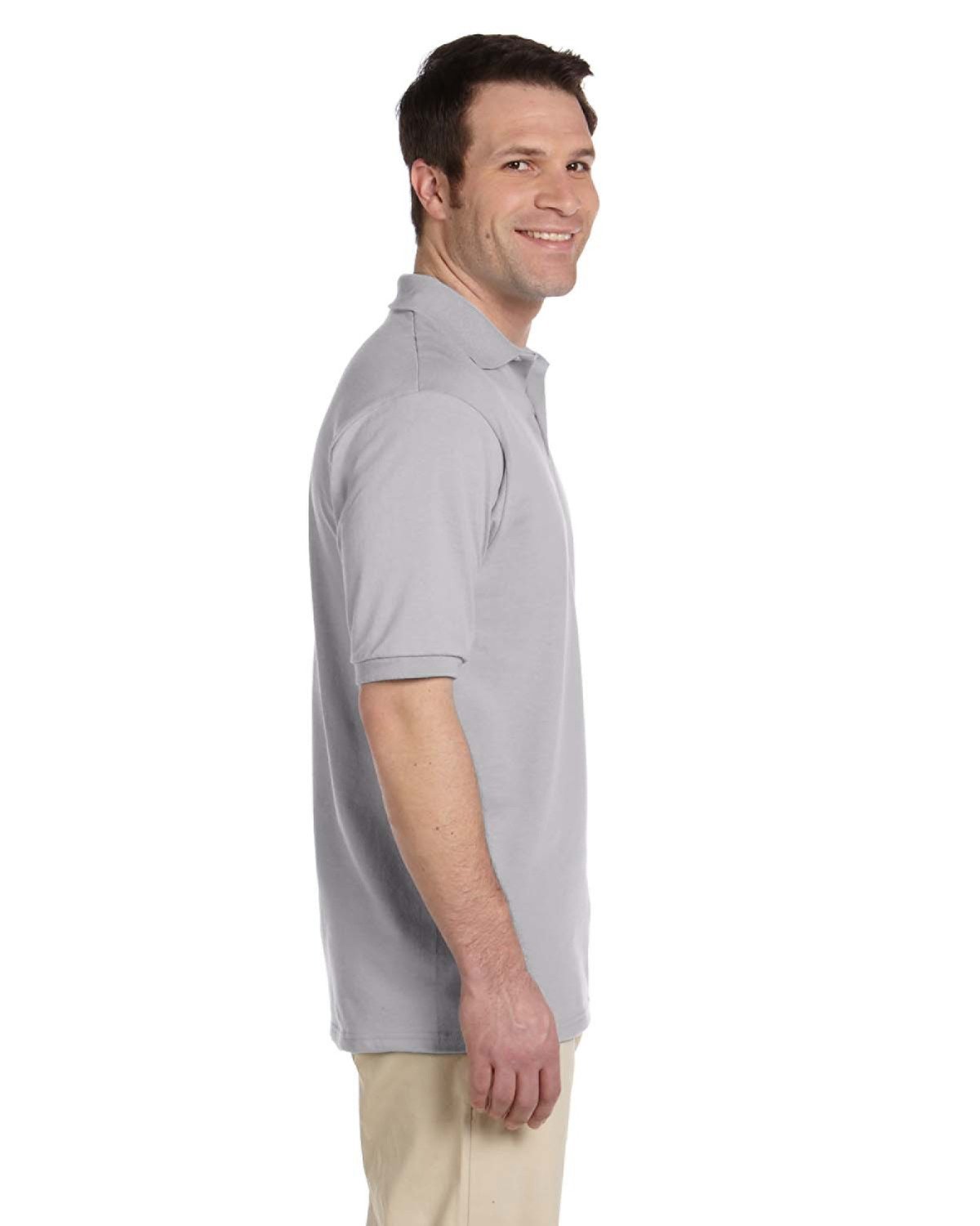 Jerzees Adult SpotShield™ Jersey Polo 437 SILVER