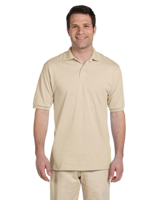 Jerzees Adult SpotShield™ Jersey Polo 437 SANDSTONE