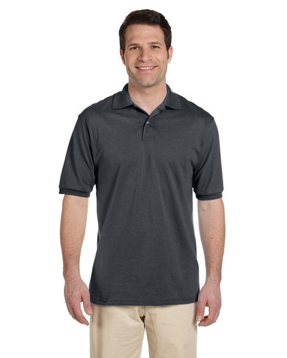 Jerzees Adult SpotShield™ Jersey Polo 437 CHARCOAL GREY