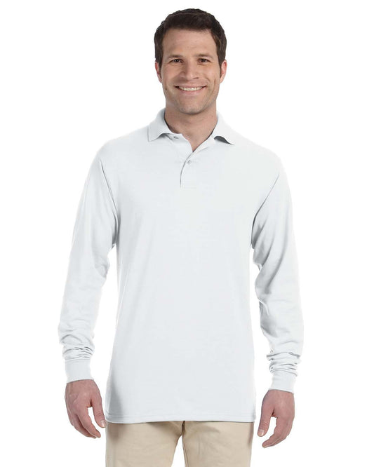 Jerzees Adult SpotShield™ Long-Sleeve Jersey Polo 437ML