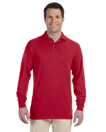 Jerzees Adult SpotShield™ Long-Sleeve Jersey Polo 437ML