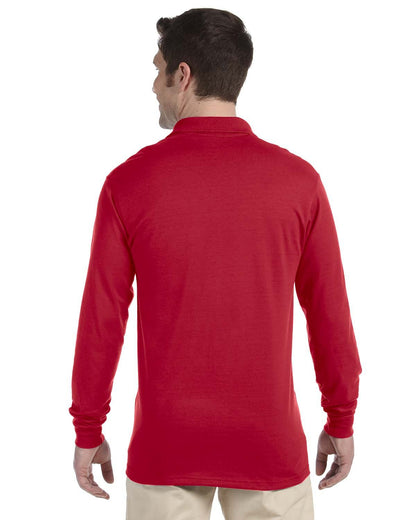 Jerzees Adult SpotShield™ Long-Sleeve Jersey Polo 437ML