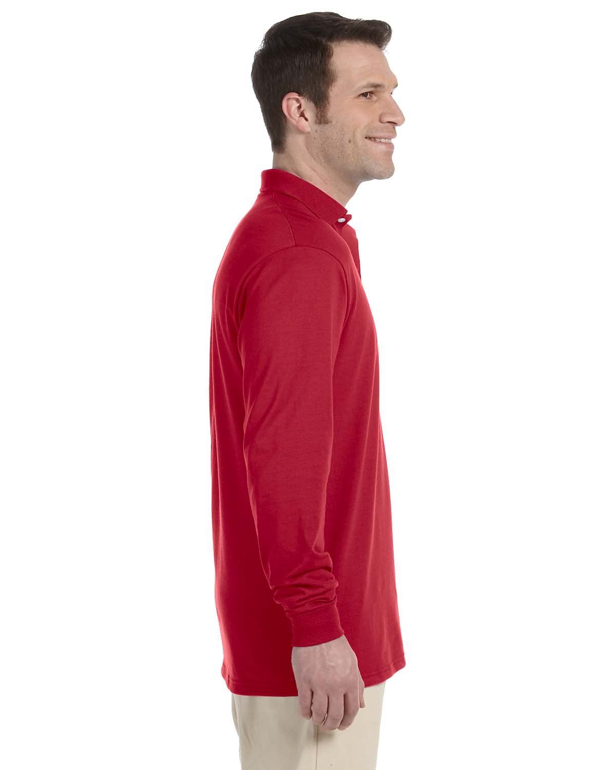 Jerzees Adult SpotShield™ Long-Sleeve Jersey Polo 437ML