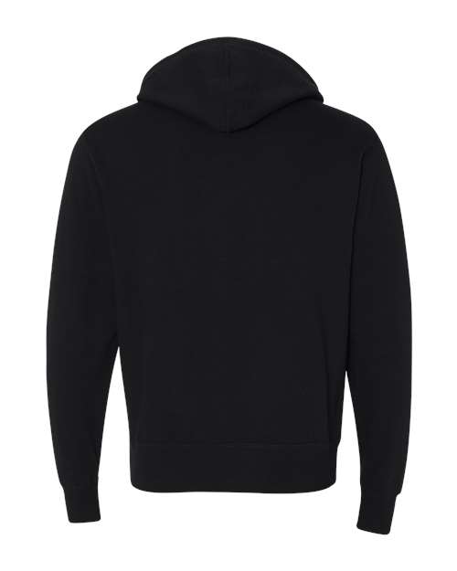 Independent Trading Co. Heathered French Terry Full-Zip Hooded Sweatshirt PRM90HTZ Custom Embroidered Business Logo