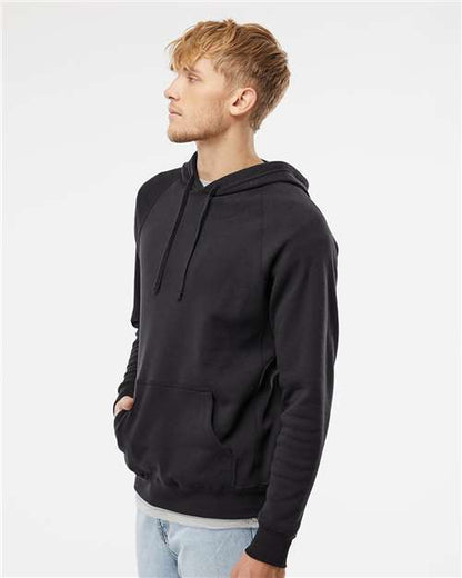 Independent Trading Co. Special Blend Raglan Hooded Sweatshirt PRM33SBP Black