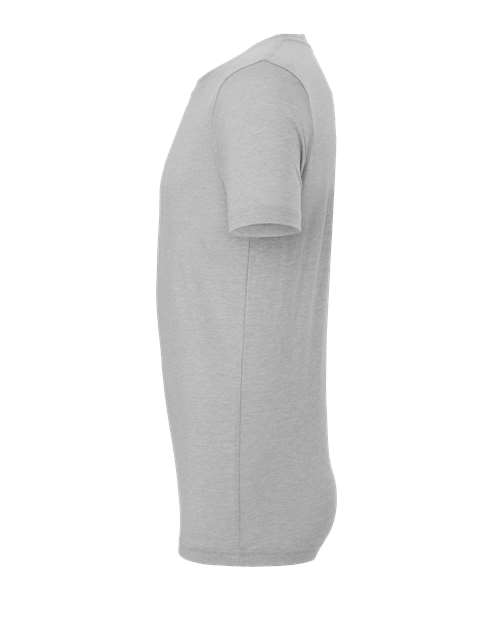 BELLA + CANVAS Triblend Tee 3413 Athletic Grey Triblend Custom Embroidered Business Logo