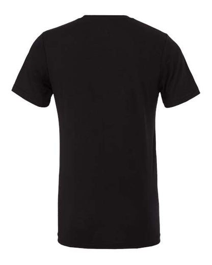 BELLA + CANVAS Triblend Tee 3413 Solid Asphalt Triblend Custom Embroidered Business Logo