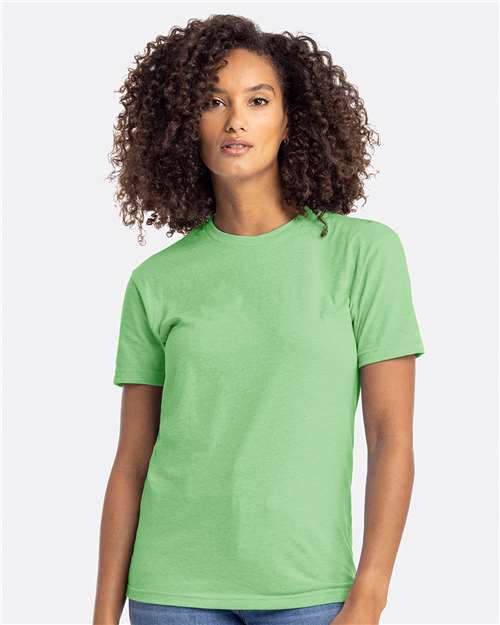 Custom Embroidered  Next Level CVC T-Shirt 6210 Apple Green