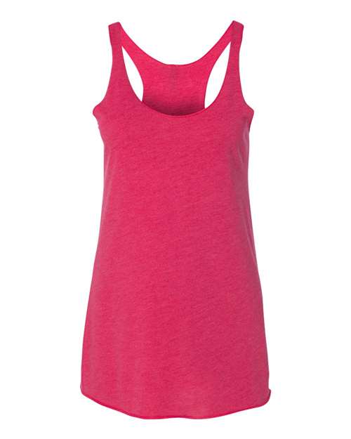 Next Level Women’s Triblend Racerback Tank 6733 Vintage Shocking Pink