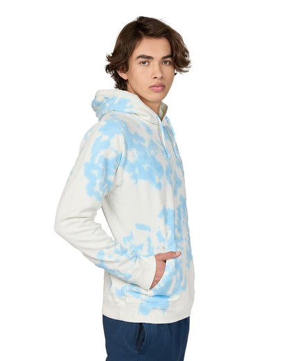 US Blanks Unisex USA Made Cloud Tie-Dye Hooded Sweatshirt 4412CL