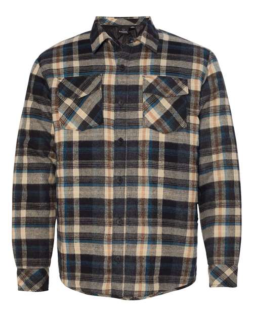 Burnside Quilted Flannel Shirt Jacket 8610