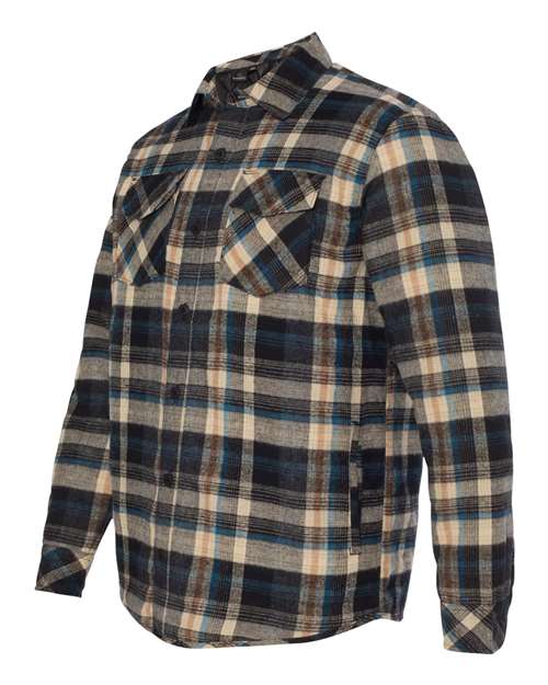 Burnside Quilted Flannel Shirt Jacket 8610