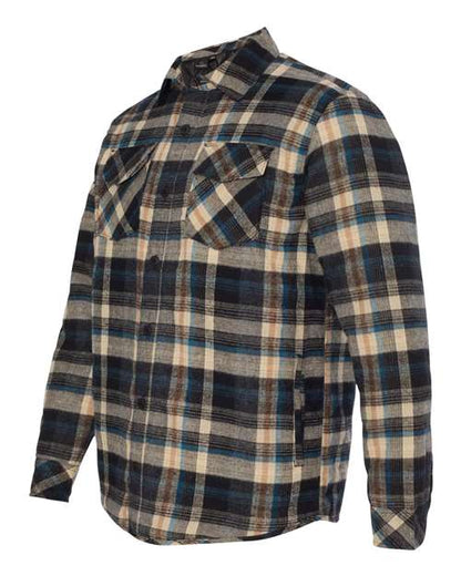 Burnside Quilted Flannel Shirt Jacket 8610