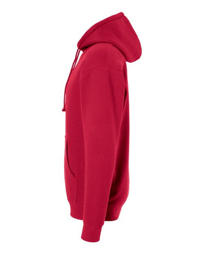 Independent Trading Co. Midweight Hooded Sweatshirt SS4500 Red Custom Embroidered Business Logo
