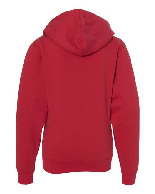 Independent Trading Co. Youth Midweight Full-Zip Hooded Sweatshirt SS4001YZ Custom Embroidered Business Logo