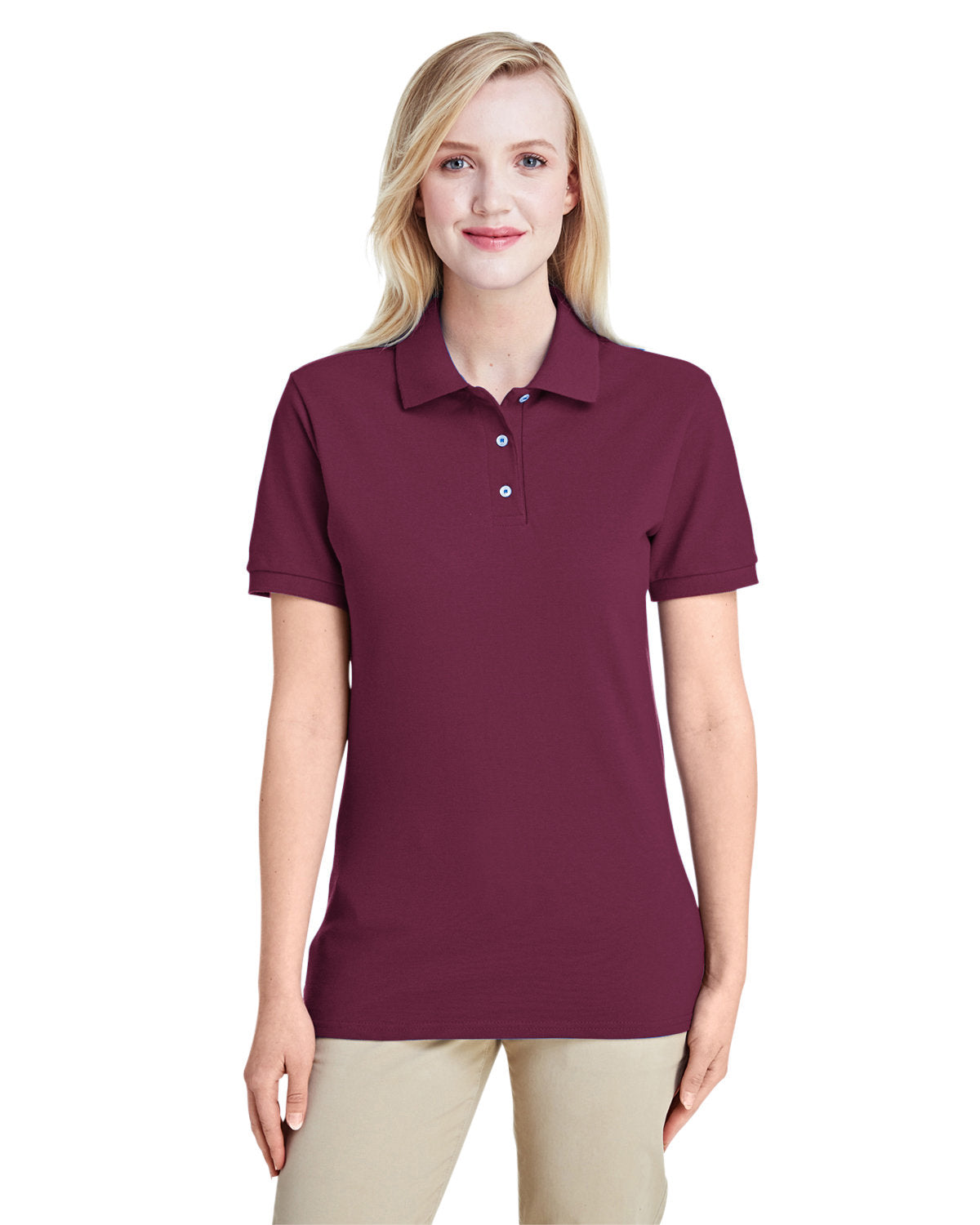 Jerzees Ladies' Premium Ringspun Cotton Piqué Polo 443WR