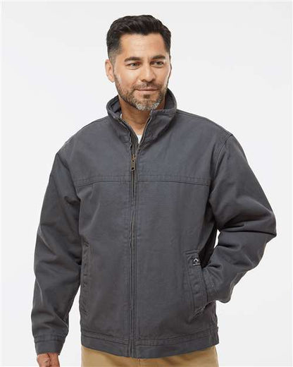 DRI DUCK Cheyenne Boulder Cloth™ Hooded Jacket with Tricot Quilt Lining Tall Sizes 5020T Custom Embroidered Business Logo