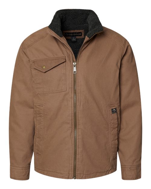 DRI DUCK Endeavor Canyon Cloth™ Canvas Jacket with Sherpa Lining 5037 Custom Embroidered Business Logo