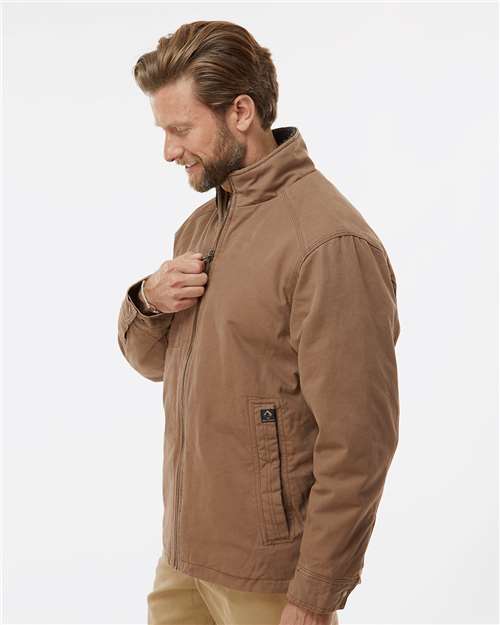 DRI DUCK Endeavor Canyon Cloth™ Canvas Jacket with Sherpa Lining 5037 Custom Embroidered Business Logo