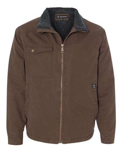 DRI DUCK Endeavor Canyon Cloth™ Canvas Jacket with Sherpa Lining 5037 Custom Embroidered Business Logo