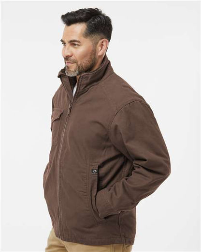 DRI DUCK Endeavor Canyon Cloth™ Canvas Jacket with Sherpa Lining 5037 Custom Embroidered Business Logo