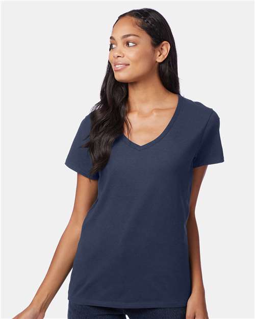 Hanes Women's Perfect-T V-Neck T-Shirt 2857