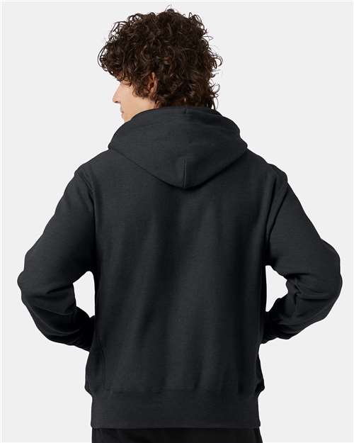 Champion Reverse Weave® Hooded Sweatshirt S101 Custom Embroidered Business Logo