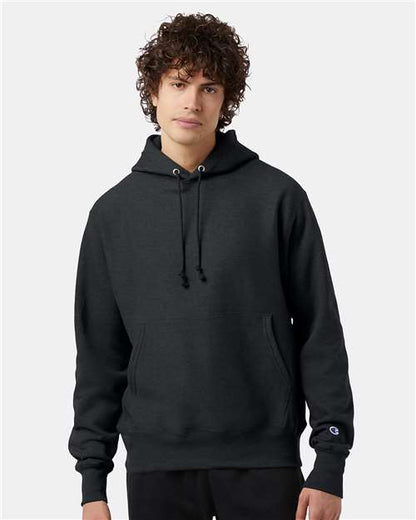 Custom Embroidered  Champion Reverse Weave® Hooded Sweatshirt S101 Charcoal Heather