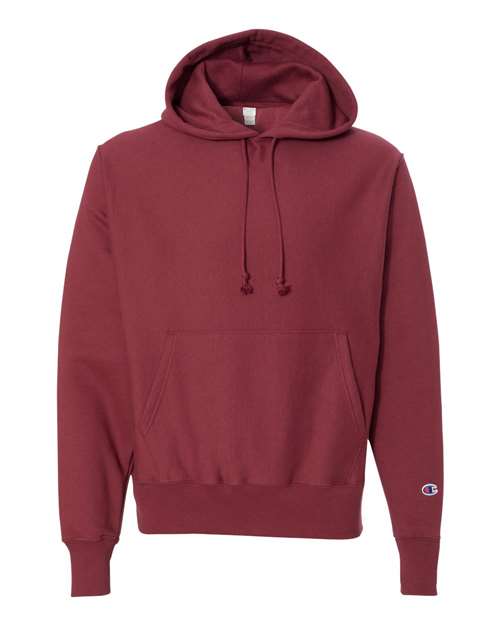 Champion Reverse Weave® Hooded Sweatshirt S101 Custom Embroidered Business Logo