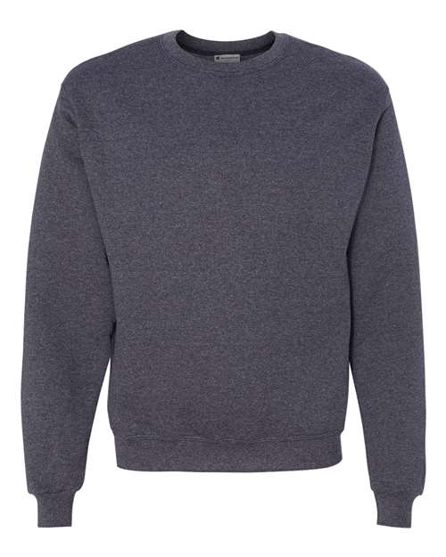 Champion Powerblend® Crewneck Sweatshirt S600 Navy Heather Custom Embroidered Business Logo