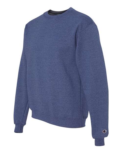 Champion Powerblend® Crewneck Sweatshirt S600 Royal Blue Custom Embroidered Business Logo