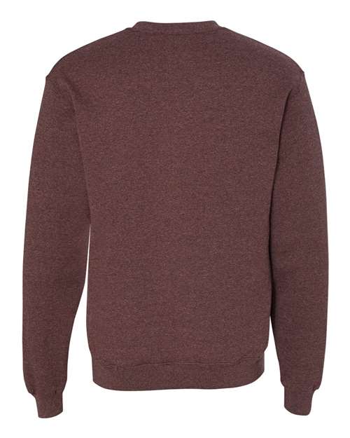 Champion Powerblend® Crewneck Sweatshirt S600 Maroon Heather Custom Embroidered Business Logo