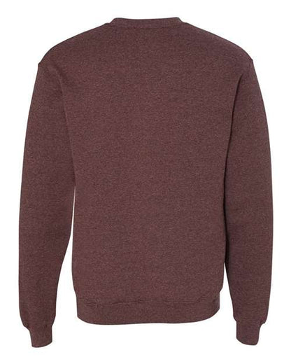 Champion Powerblend® Crewneck Sweatshirt S600 Maroon Heather Custom Embroidered Business Logo