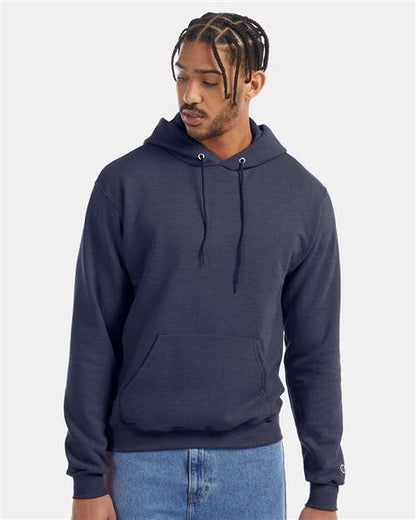 Custom Embroidered  Champion Powerblend® Hooded Sweatshirt S700 Navy Heather
