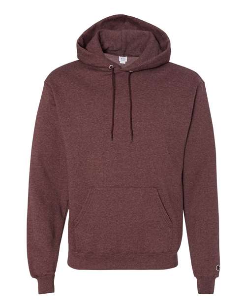 Champion Powerblend® Hooded Sweatshirt S700 Maroon Custom Embroidered Business Logo