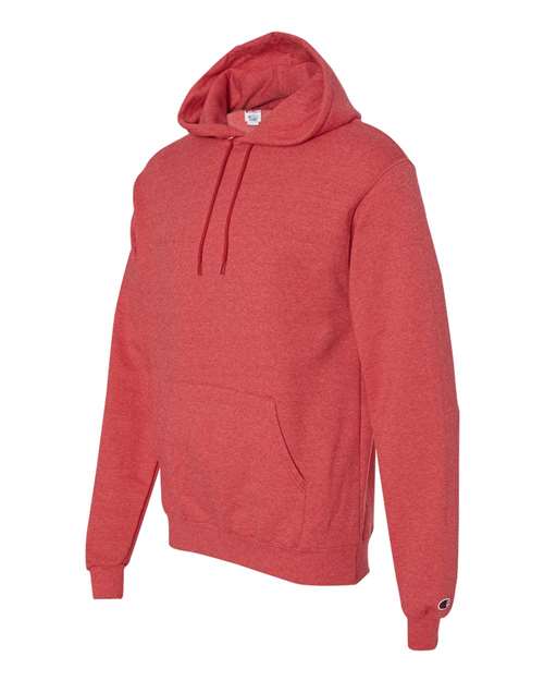Champion Powerblend® Hooded Sweatshirt S700 Scarlet Heather Custom Embroidered Business Logo