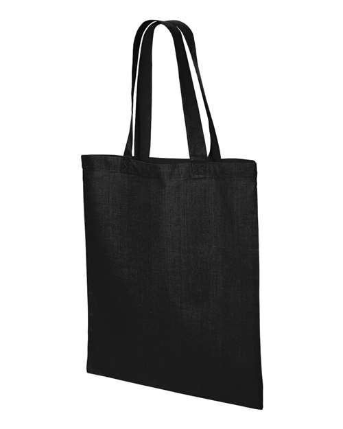 Q-Tees Economical Tote QTB Custom Embroidered Business Logo