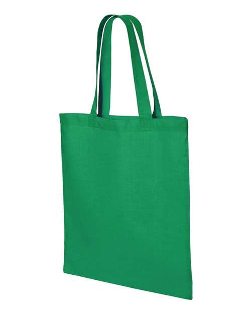 Q-Tees Economical Tote QTB Custom Embroidered Business Logo