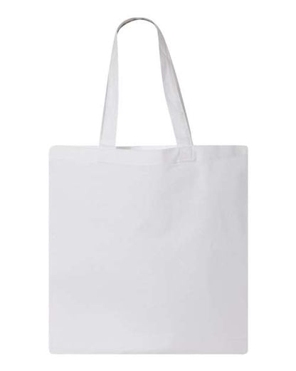 Q-Tees Economical Tote QTB Custom Embroidered Business Logo