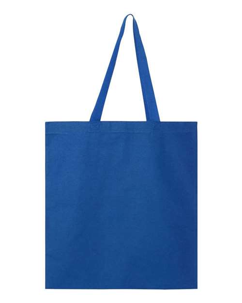 Q-Tees Promotional Tote Q800 Custom Embroidered Business Logo